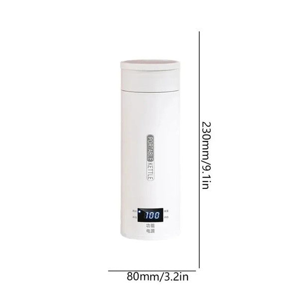 Portable Electric Kettles for Travel, Tea & Coffee Kettle with Anti-Scald Water Thermal Cup